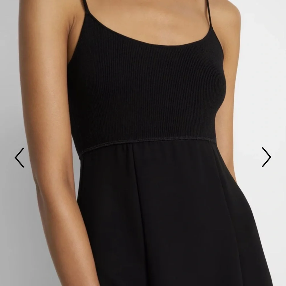 Theory Flared Slip Dress in Crepe - NEW - Picture 4 of 10